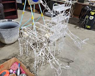 CHRISTMAS LIGHTED REINDEER