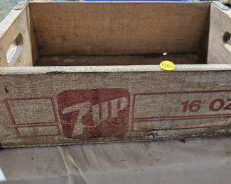 WOODEN 7 UP CRATE