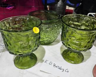 E D BRODY CO GREEN GLASS