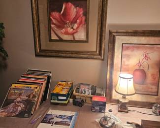 Record albums are $3 unless they are marked. Also have cassettes and CDs.