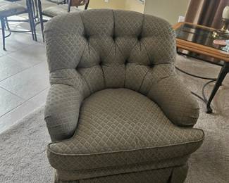 Accent chair swivels. $80