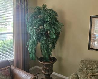 Tall silk tree in an upgraded vase $150. This is a statement piece
