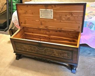 Vintage Lane cedar chest.