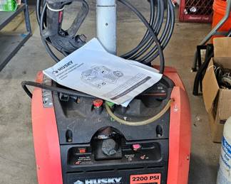 Husky 2200 PSI pressure washer.