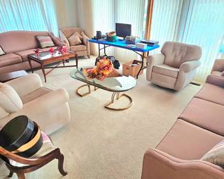 Beautiful sofas and chairs.