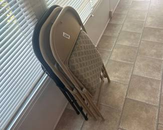 3 FOLDING CHAIRS