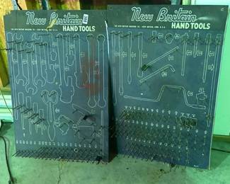 2 VINTAGE TOOL HANGERS