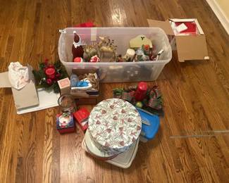 LARGE LOT OF CHRISTMAS DECOR