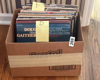 BOX OF VARIOUS RECORDS