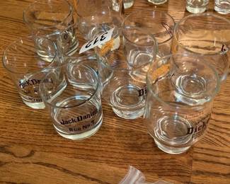 GEORGE DICKEL, JACK DANIEL GLASSES