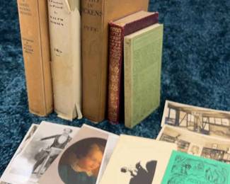 Charles Dickens Books and Postcards