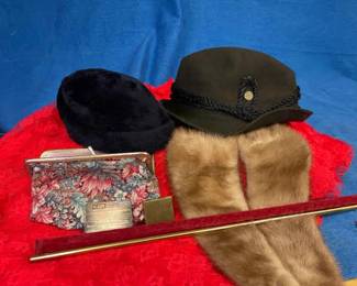 Unique Accessories Fur, Felt And Metal