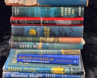 Seafaring Books, Hemingway 1st Edition, Warships