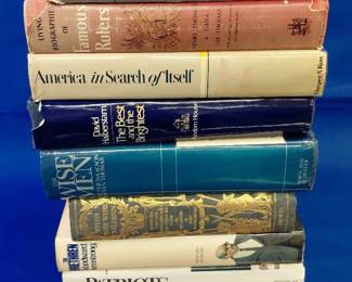 Vintage To Retro Print Books On Historical Leaders