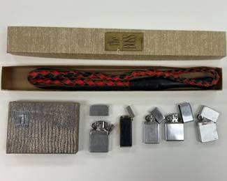 Win Japan Lighter, Zippo Lighters, Goodalls Boudoir playing cards, The Boss