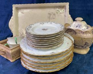 Mix Of Antique China Louis XIV, CT Altwasser, Carltonware