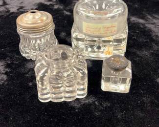 Ink Wells from the mid 1800s