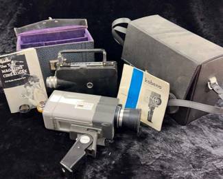 Kodak 16mm CineKodak and Super8mm Kobena Cameras