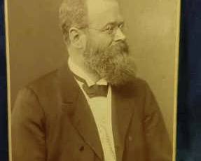 Professor Karl Henrich Barth Cabinet Card