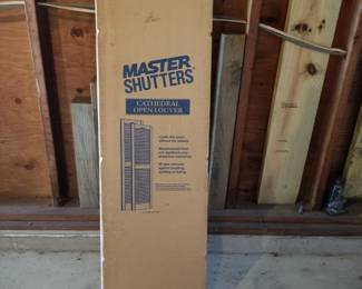 New-in-box shutters