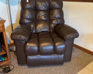Lazy Boy Brown Leather Recliner