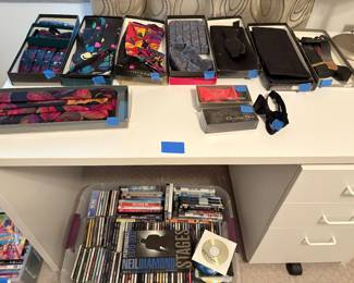 tuxedo accessories and DVD's
