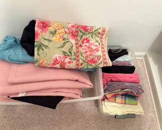 tablecloths and napkins