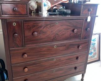 Batchelor's / Gentlemen's Chest - Mahogany with Secretary in the center $900