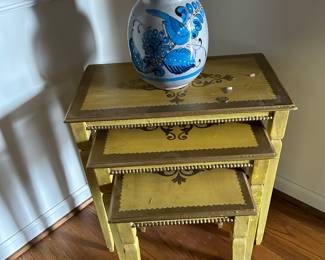 Florentine nesting tables.