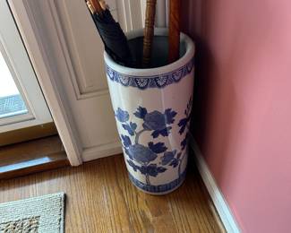 Umbrella stand.
