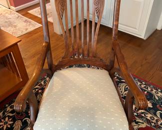 Vintage wooden chair.