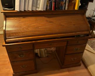 Roll top desk.