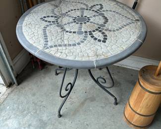 Mosaic table. As is.