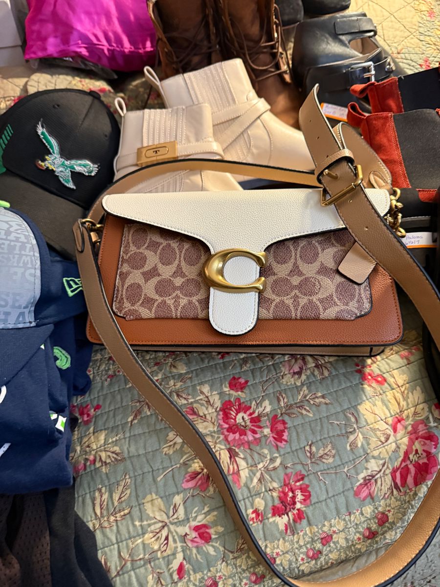 Coach crossbody 
Tory Burch Boots
Timberlands
Michael Kors heels