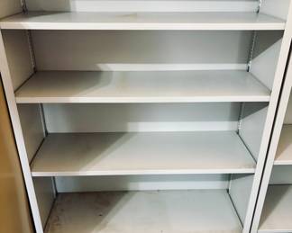 Large Metal Shelving Units.