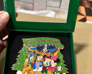 Disney pin in box