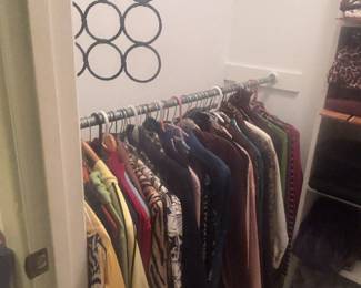 Lots of designer clothing