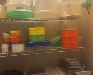 Lots of Tupperware