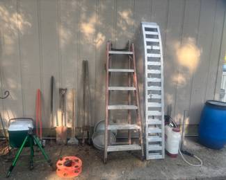Lawn tools, ramps, etc