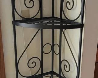 Wrought Iron Corner Shelf