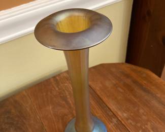 Louis Comfort Tiffany Favrille stem vase