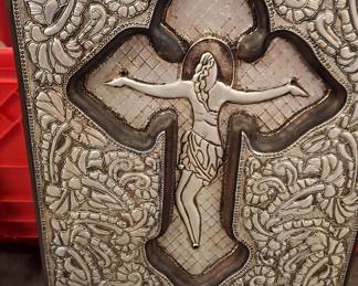 Beautiful metal work religious art