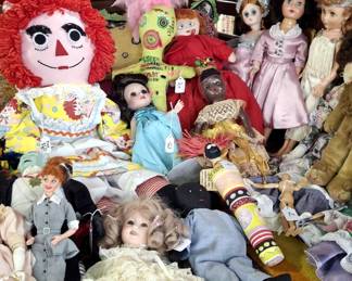 Vintage dolls bring back happy nostalgic memories from the past.