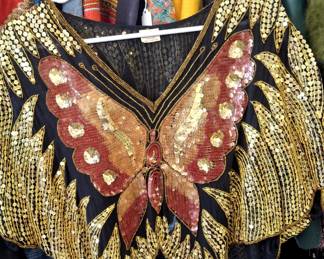 vintage butterfly top Glamorous