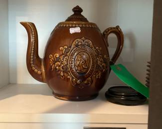Vintage brown teapot 