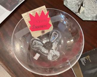 Crystal Steuben bowl $40 + tax