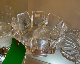 Orrefors corona crystal bowl $120 + tax