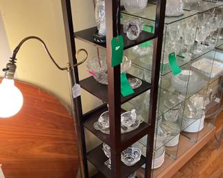 5 shelf black display tower 12” x 13” x 63” $120 + tax