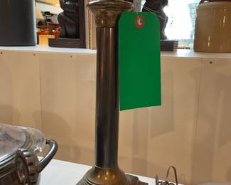 Brass candle stick $16 + tax