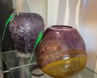 Michael weems 2005 collection purple vase 